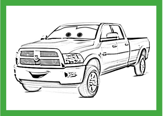 coloring pages of dodge trucks