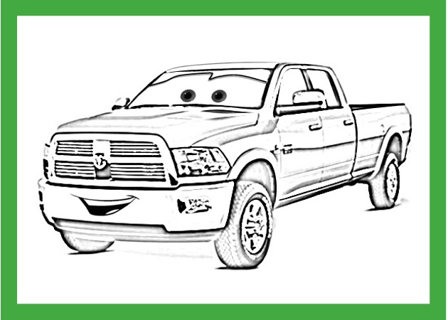 dodge ram 3500 coloring pages