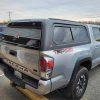 “HERE-N-READY” LEER 100XR-RXF TRUCK CAP 2016+ TOYOTA TACOMA DOUBLE CAB 5’2″ XB - EXTRA SHORT BED – RXF BLACK MATTE - 52TCDC16