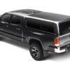 ARE CX REVO FIBERGLASS CAB HIGH TRUCK CAP ON TOYOTA TACOMA GREY DS REAR QRT