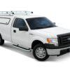 ARE TOOLMASTER SERIES COMMERCIAL FIBERGLASS TRUCK CAP ON FORD F150 PS FRONT QTR WHITE