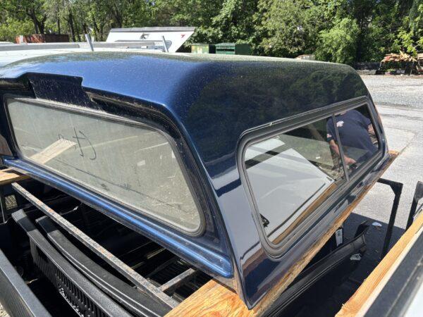 USED LEER 180 MID-RISE TRUCK CAP 2009 DODGE RAM 1500 SHORT BED BLUE - 10143184